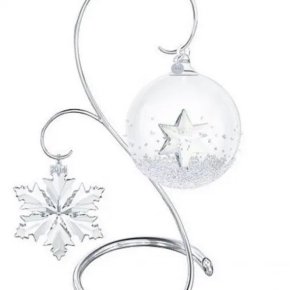 NIB Swarovski Christmas Ball 2014 With Star Inside Crystal Ornament #5059023 - Picture 3 of 6
